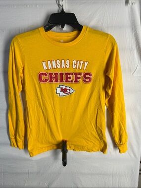 Kansas City Chiefs Kids' Yellow Long-Sleeve Tee